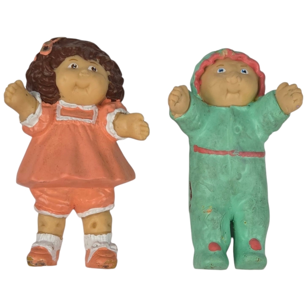 Cabbage Patch Kids Eraser 2.5" Set READ** 1984